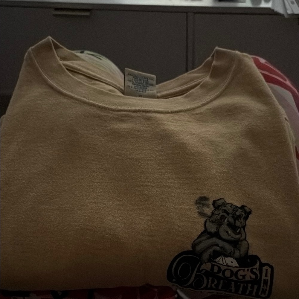 Cream Graphic Short Sleeve Tee Casual Cotton